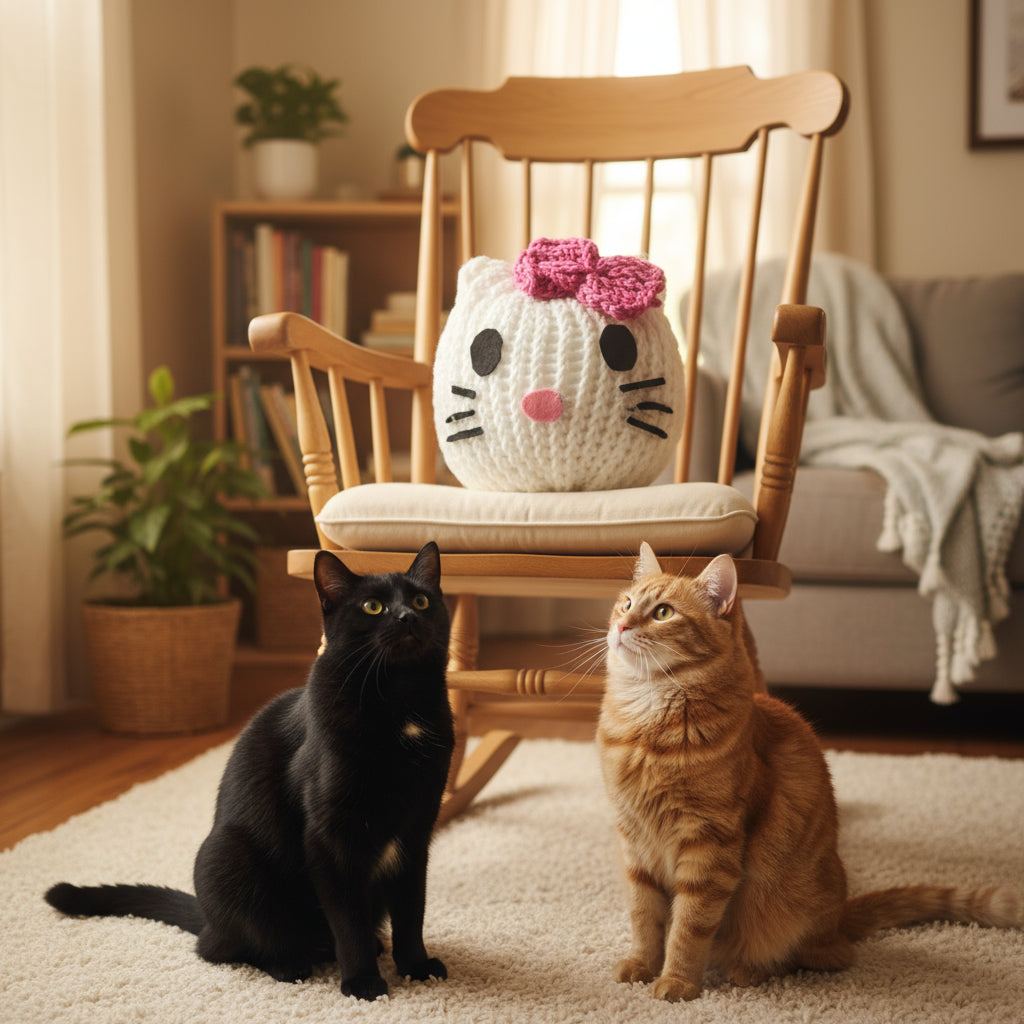 Charming handmade kitty