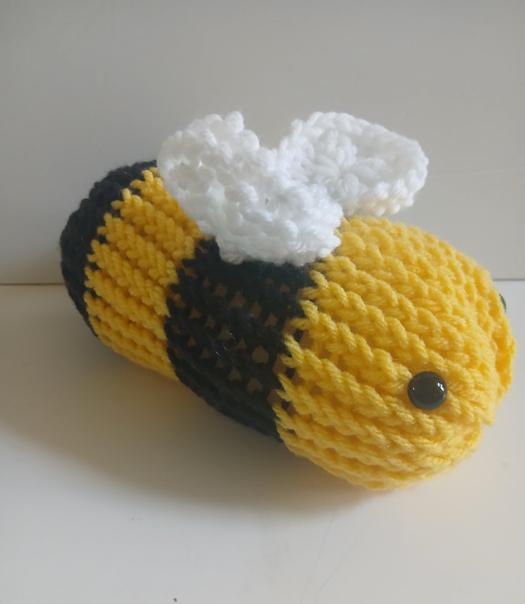 This beautifully handcrafted crocheted bee is more than just a toy