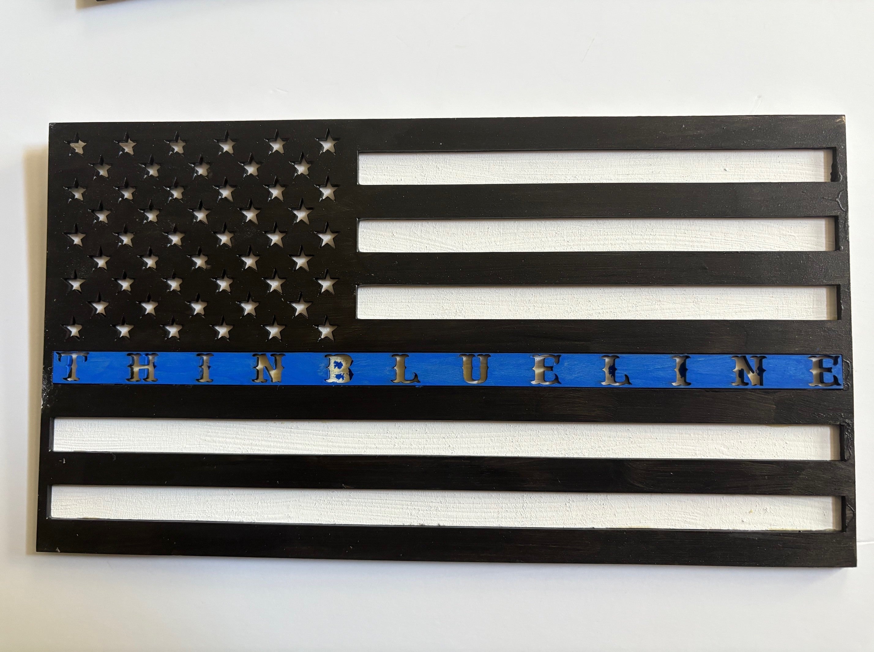 Show your support for law enforcement with the Thin Blue Line US Flag.